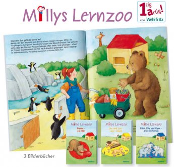 Millys Lernzoo 3 Bücher